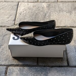 SCHUTZ leather ballet flats
